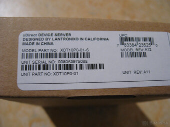 Prevodnik RS232, RS422, RS485 Lantronix XDT10P0-01-S - 3