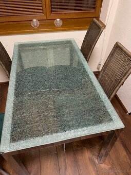 Jedálenský stôl sklenený - 3