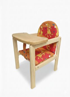 Predávam detské kombinované stoličky - žirafa - 3