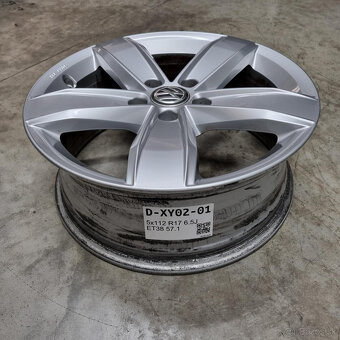 Hliníkové Volkswagen disky 5x112 R17 6,5J ET38 - 3