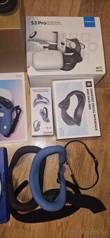 VR Meta quest 3s 256GB  +  PROFI príslušenstvo (NOVE) - 3