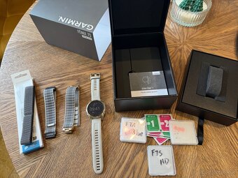 Garmin fenix 7s sapphire solar titanium rose gold top stav - 3