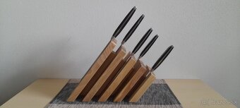 Drevený magnetický stojan na nože - 3