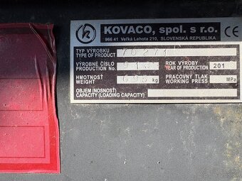 Predám radlicu na sneh na traktor bager - 3