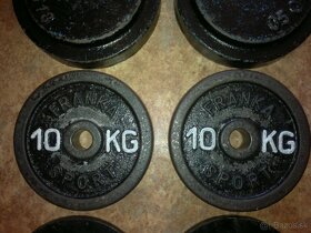 Železné  kotúče    (set  60 kg )      -       cena 1,49 e/kg - 3