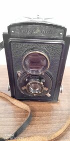 Starožitný fotoaparát Voigtlander Brillant 6x6 TLR cca 1930 - 3