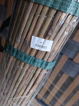 Ponukam na predaj Rohož na plot bambus štiepaný výška 120cm - 3