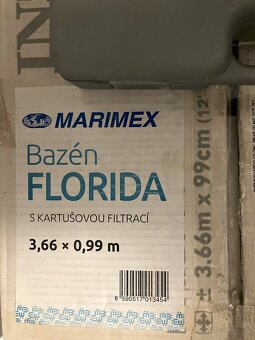 Bazén Marimex Florida priemer 3,66 m a výška 0,99cm - 3