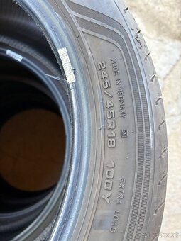 Predám 4x letné pneu 245/45 R18 - 3