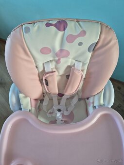 Detska jedálenská stolička Kinderkraft Yummy Pink - 3