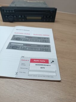 Prodám originální Autorádio Seat Aura CD - 3