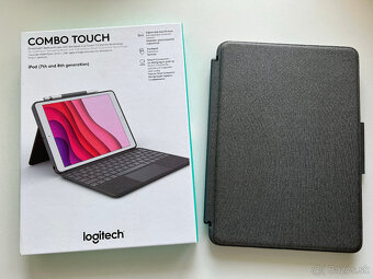 Predám Logitech Combo Touch, klávesnica a obal pre iPad - 3