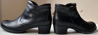 U42 DÁMSKE kožené čierne čižmičky zn.ARA za 50eur - 3