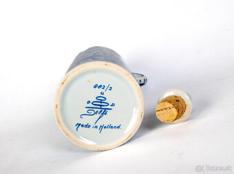 Starožitná delftská maľovaná fľaša - 3