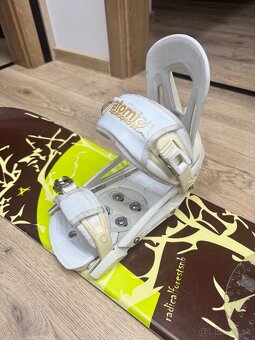 Snowboard doska + viazanie - 3