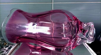 Hutné sklo - váza, popolník - 3