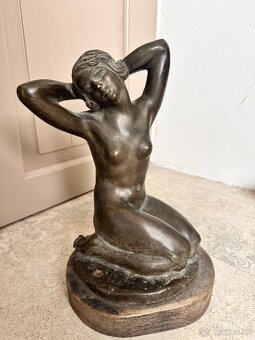 Bronzová socha - akt ? Julius Bártfay ? 1930 - 3