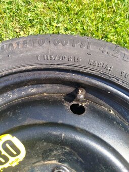 Predám dojazdové koleso 115/70R15 - 3