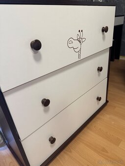 🦒 Detská komoda Klups Safari Žirafa – super stav – 90 € - 3
