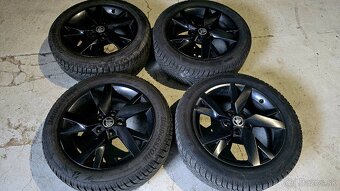 Predam Original elektrony Škoda 5x112 r17 a zimne pneu - 3