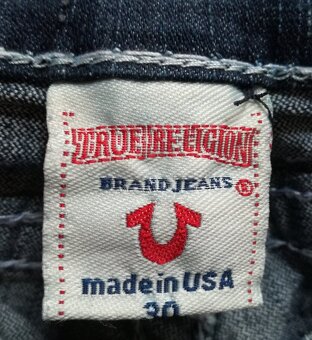 TRUE RELIGION tmavomodré dámske značkové rifle (NOVÉ) - 3