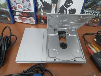 PS2 silver slim + hry - 3