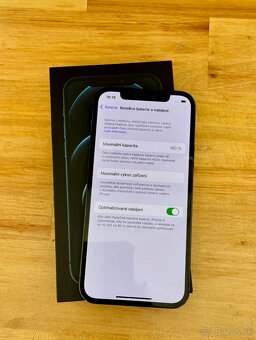 iPhone 12 Pro Max Pacific Blue BATERIE 100% TOP - 3