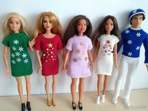 oblečenie vesty rolák šaty pre bábiky barbie ken - 3
