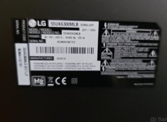 LG 55UK6300MLB Smart 4k 55" 139cm. - 3