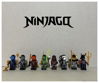 Figurky Ninjago - motorky (8ks) typ lego - nove, nehrane - 3