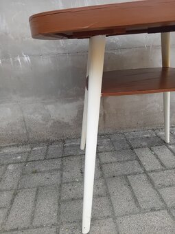 Drevený retro starý stôl - 3