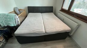 Manželská posteľ Fines s úložným priestorom - 3