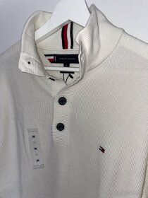 Tommy Hilfiger biely pánsky sveter originál - 3
