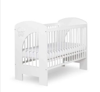 Detská postieľka Little Sky 120 x 60 + Kokosový matrac - 3