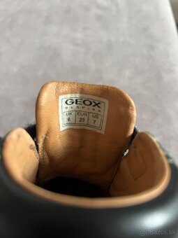 Predam kozene členkove topanky GEOX - 3