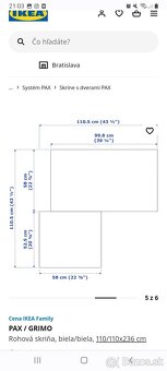 Rohová skriňa Ikea pax - 3