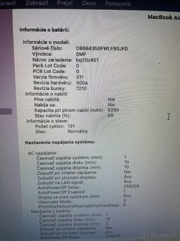 MacBook Air 2017 13,3 121GB - 3