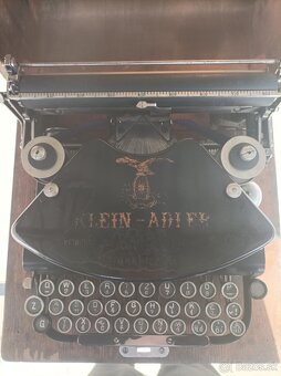 Starožitný nemecký písací stroj 1938 -Klein Adler - 3
