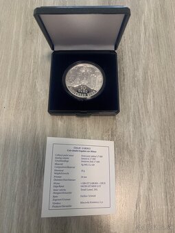 Strieborná 10eurová minca 2025 proof benediktinske opatstvo - 3