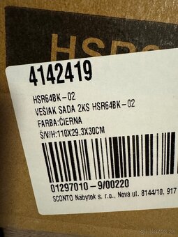 Vešiak industriálny kovový (nový) - 3