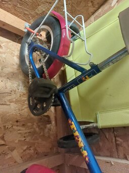 Starý retro detský bicykel - 3