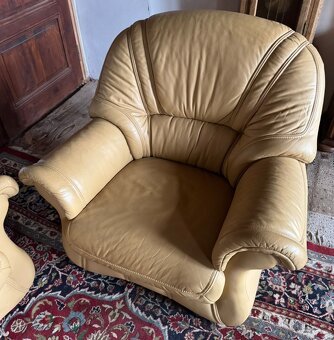 Kožená sedací souprava 3+1,5837 - 3