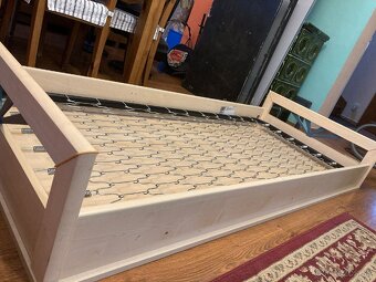 Posteľ s roštom, breza - 3