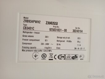 Kombinovaba chladnička s mrazničkou ZANUSSI - 3