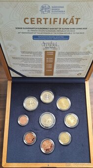 NBS privátna sada v drevenej kazete Paríž 2024 proof - 3