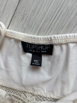 Čipkovane letné minišaty XS Topshop - 3