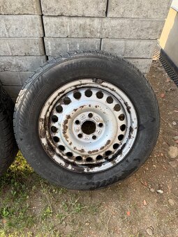 Plechové disky 5x108 R15 + pneu - 3