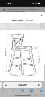 Ikea Ingolf detska stolicka (2) - 3
