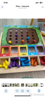 Montessori - ukladanie huseniciek - 3