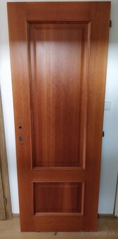 Drevené dvere - dekor čerešňa dyhovaná - 3